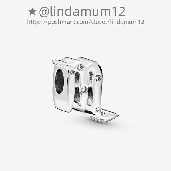 Pandora Sparkling Scorpio Zodiac Charm - Picture 1 of 4